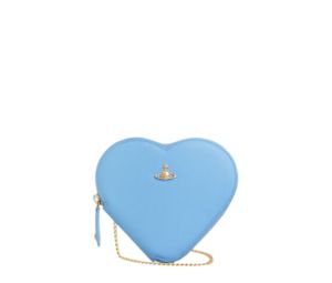 Buy Vivienne Westwood New Heart Crossbody In  Saffiano Finish With Polished Hardware And Silver-Tone Orb Plaque Light Blue at Sasom – Authentic and Ready to Ship