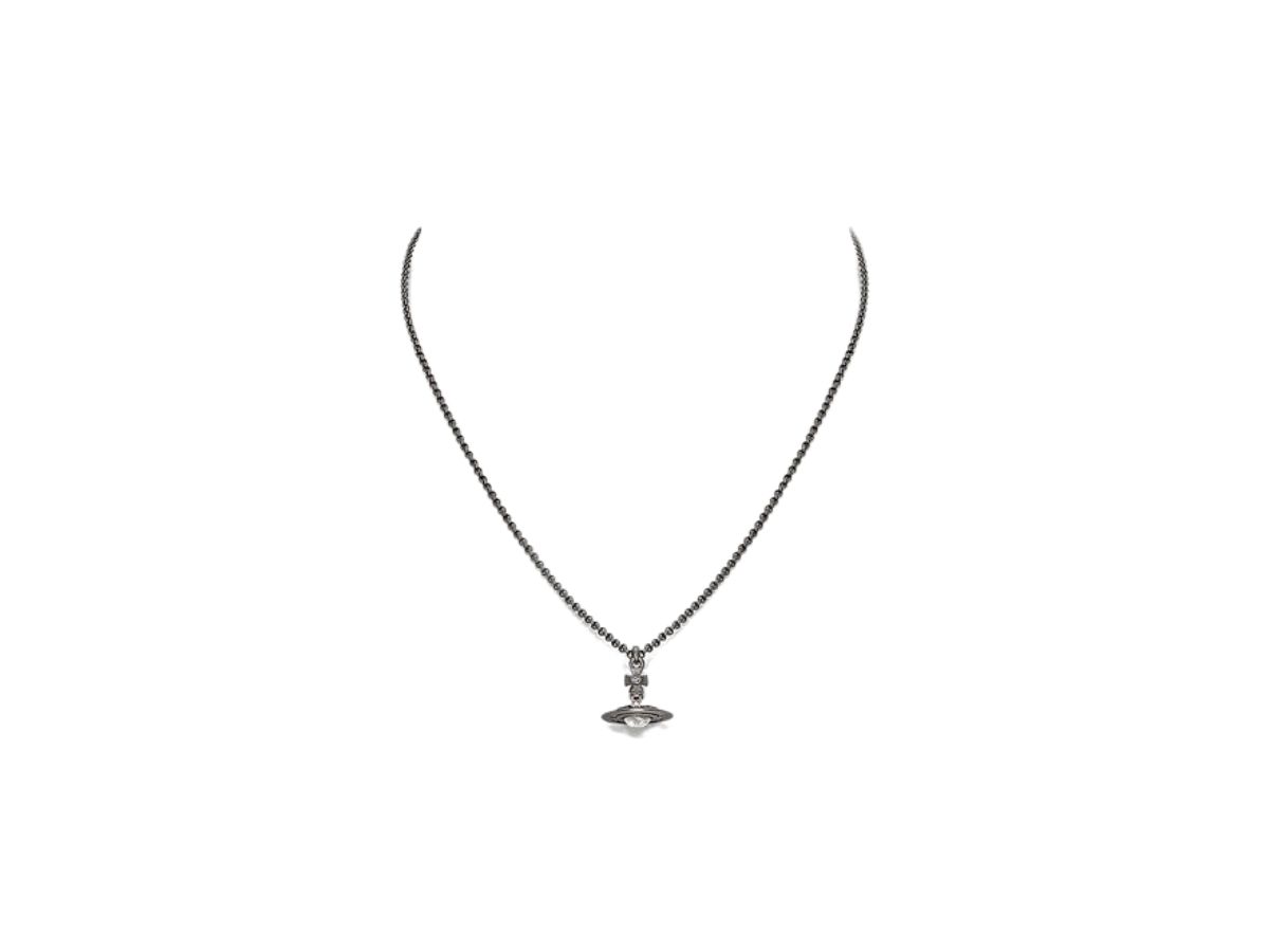 Vivienne Westwood New Petite Orb Pendant Ruthenium