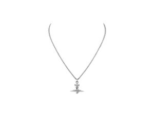 Vivienne Westwood New Tiny Orb Pendant Platinum | ของแท้