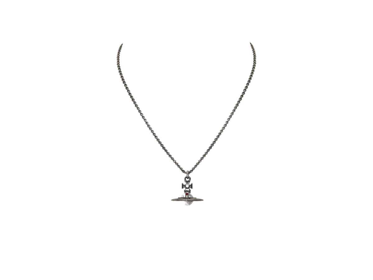Buy Vivienne Westwood New Tiny Orb Pendant Ruthenium | SASOM Buy Vivienne Westwood New Tiny Orb Pendant Ruthenium | SASOM