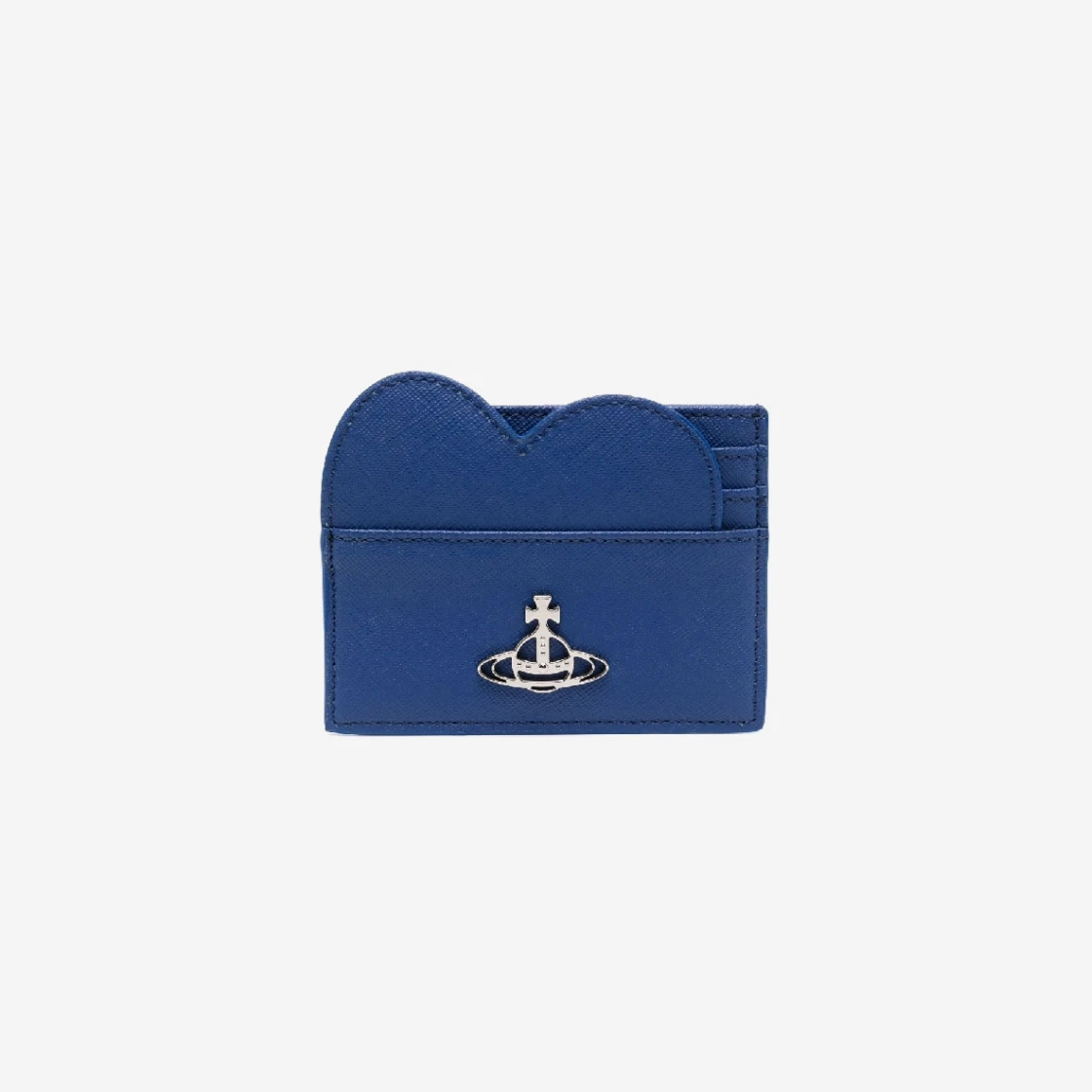 Vivienne Westwood Saffiano Debbie Heart Card Holder Blue