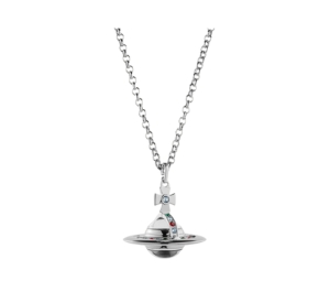 Buy Vivienne Westwood Small Orb Watch Pendant Necklace In Swarovski Crystals With Silver-Tone Hardware at Sasom – Authentic and Ready to Ship