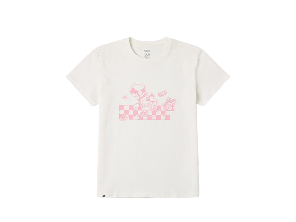Buy Vans X Space Molly Checker GFX W Tee Marshmallow (Women's) at Sasom – Authentic and Ready to Ship