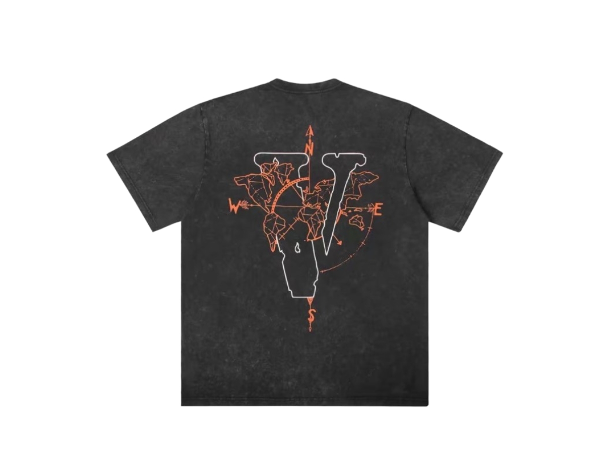 SASOM | apparel Vlone Map - Black (SS24) Check the latest price now!