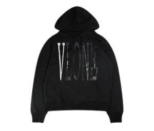 Vlone Staple 3M V Logo Hoodie Black White