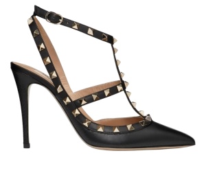 Buy Valentino Garavani Rockstud Caged Pumps Black at Sasom – Authentic and Ready to Ship