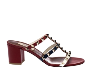 Buy Valentino Rockstud Caged Slide Multicolor (W) at Sasom – Authentic and Ready to Ship