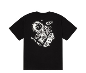 ★【VANS】★Vans x Peaches. Staple S/S T-Shirt Blac.k★ Vans Peaches Collaboration T-Shirts Unisex Black - POIZON