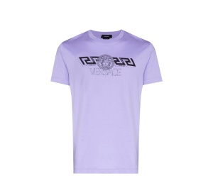 Buy Versace Greca Overlay Medusa Tee Purple at Sasom – Authentic and Ready to Ship