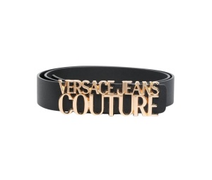 Buy Versace Jeans Couture Logo-detail Leather Belt Black at Sasom – Authentic and Ready to Ship