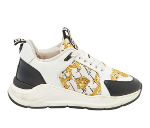 Buy Versace Baroque Printed Logo Low Top Sneakers Multicolor at Sasom – Authentic and Ready to Ship