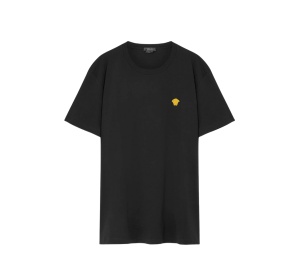 Buy Versace Cotton-jersey T-shirt Black at Sasom – Authentic and Ready to Ship