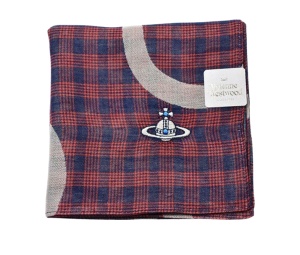 Buy Vivienne Westwood Handkerchief Navy Red at Sasom – Authentic and Ready to Ship
