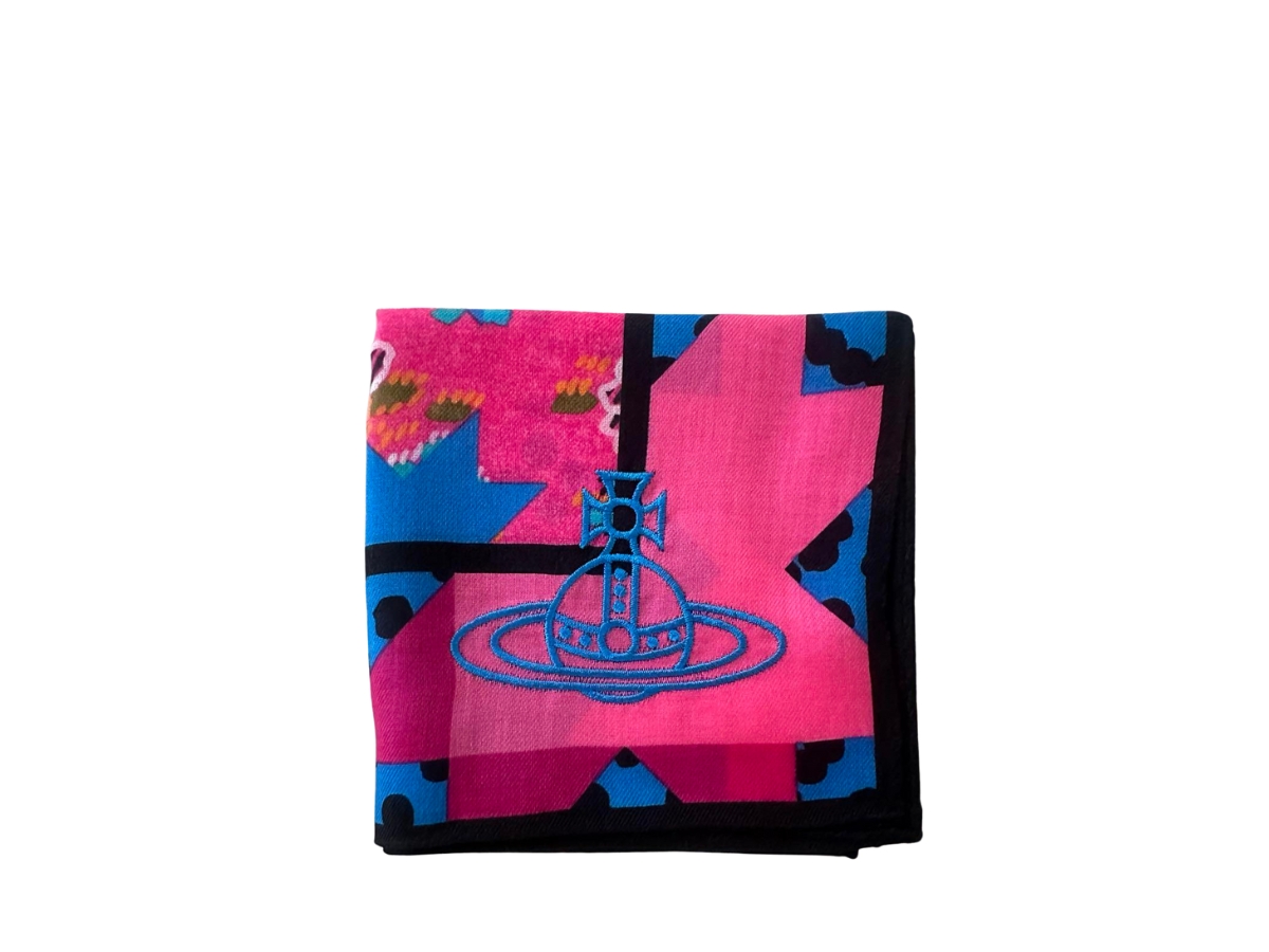 Buy Vivienne Westwood Handkerchief Pink Blue at Sasom – Authentic and Ready to Ship