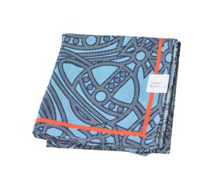 Buy Vivienne Westwood Handkerchief Planet Logo Totem Twill Scarf Multicolor at Sasom – Authentic and Ready to Ship