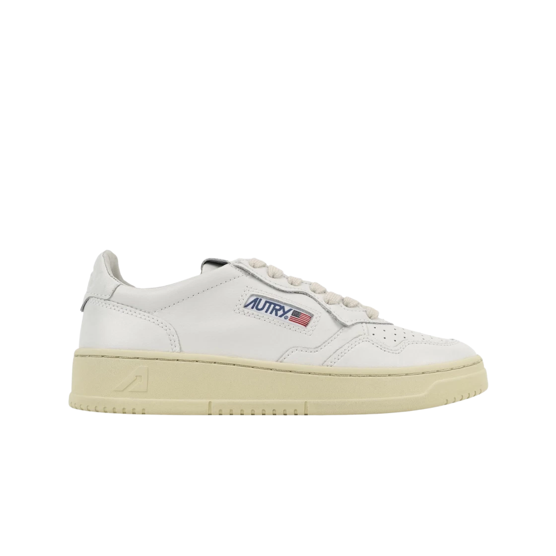 ☆AUTRY☆ Medalist sneakers in leather white LL15 Autry Medalist Low Trainers UK 6 White: Amazon.co.uk: Fashion