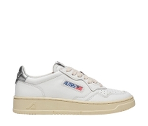 Buy (W) Autry Medalist Low Leather Sneakers White Silver at Sasom – Authentic and Ready to Ship