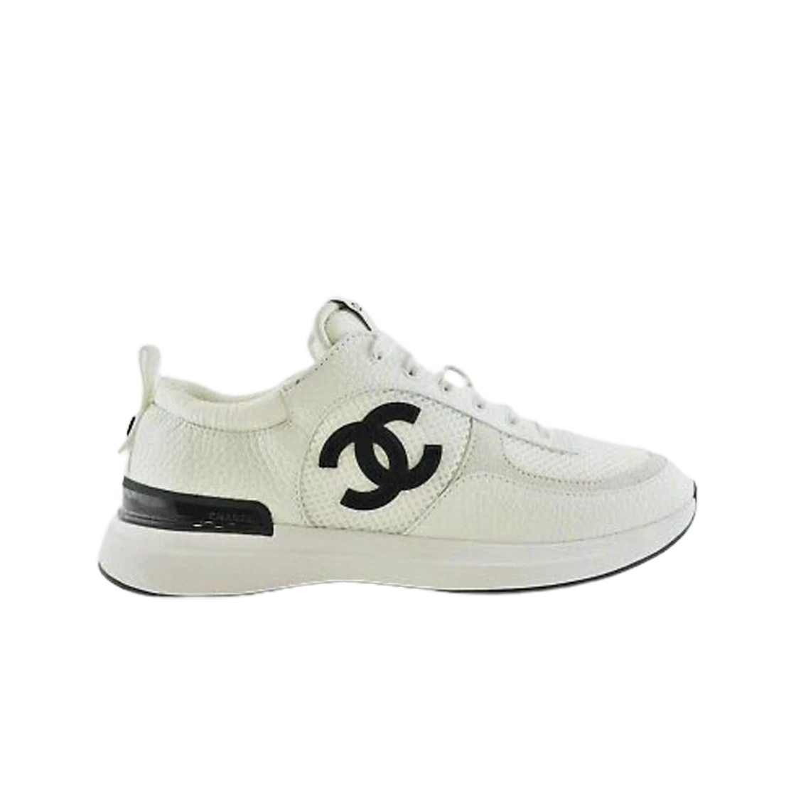 SASOM  shoes (W) Chanel Sneakers Mesh Suede Calfskin & White Check the  latest price now!