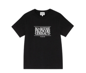 Marithe Francois Girbaud W Raglan Regular Logo Tee Black