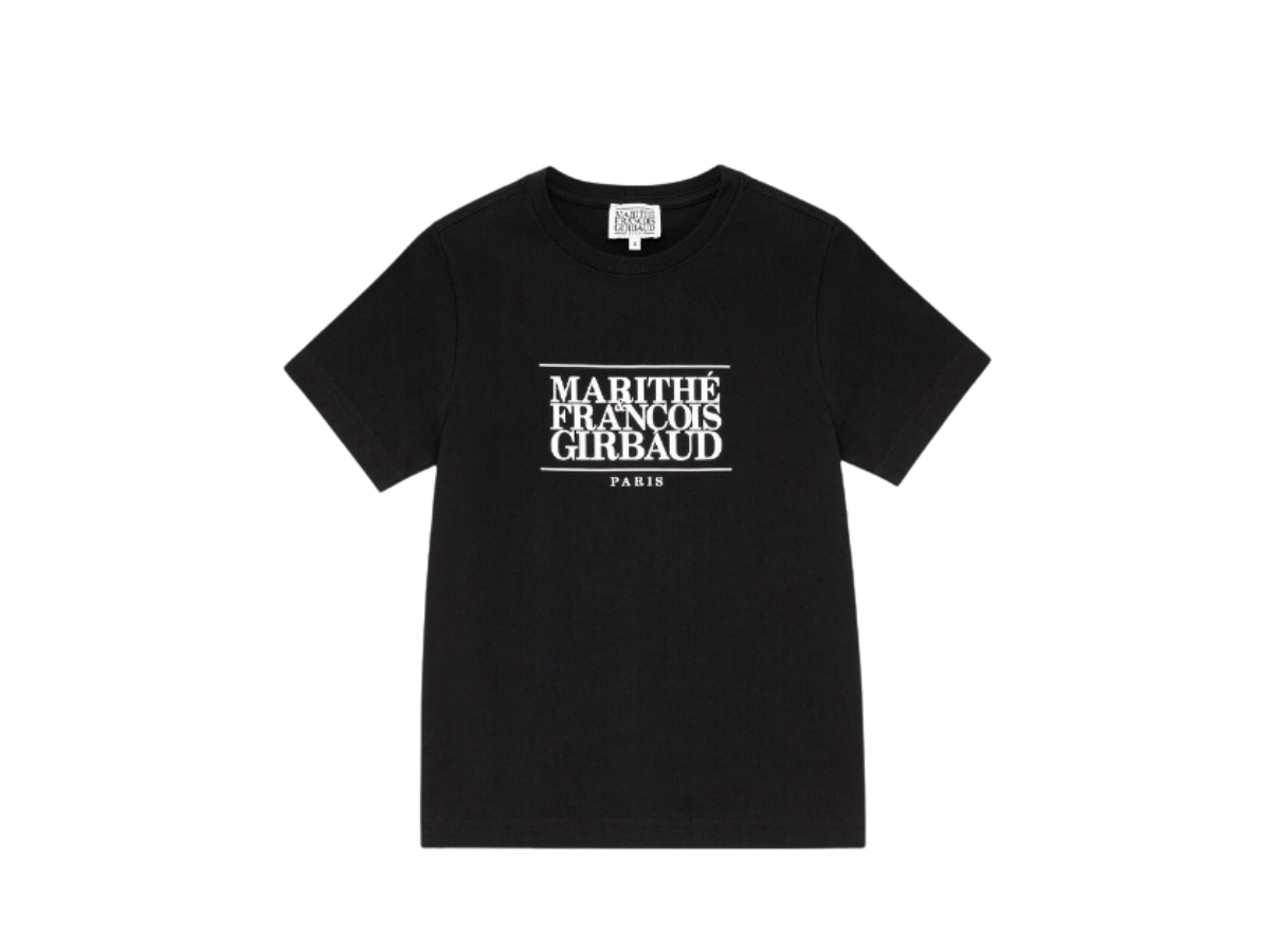 W) Marithe Francois Girbaud Classic Logo T-Shirt Black