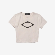Mischief Rhombus Blur T-Shirt Basic White | ของแท้