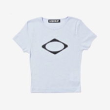 [MSCHF] RHOMBUS WASHED BASIC T SHIRT /追跡付 RHOMBUS WASHED BASIC T-SHIRT_WASHED BLACK - MISCHIEF