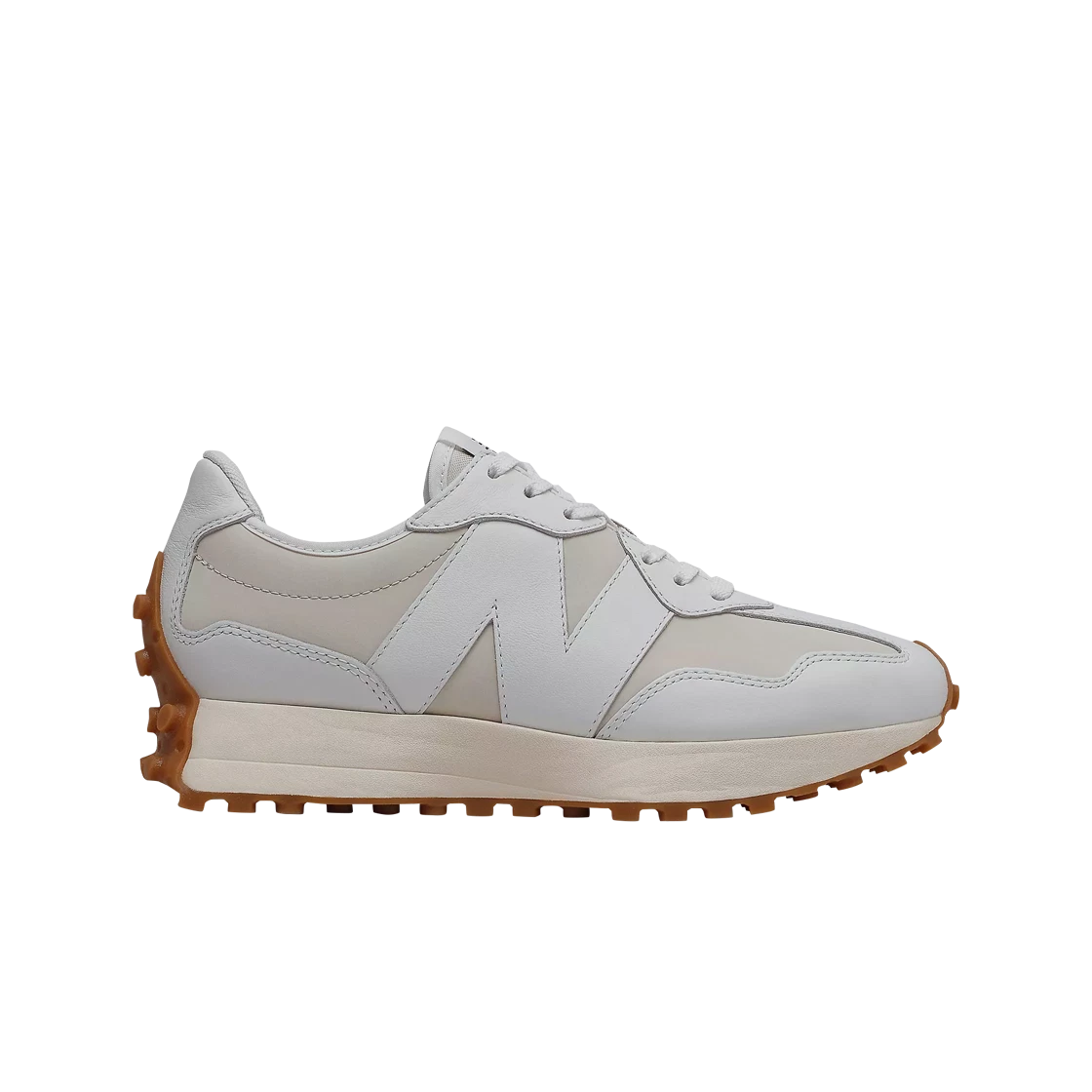 SASOM | รองเท้า (W) New Balance 327 Leather White Moonbeam เช็คราคาล่าสุด