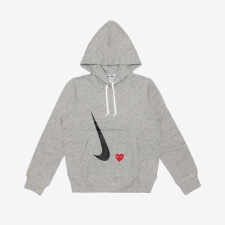 Buy (W) Play Comme des Garcons x Nike Hoodie Grey at Sasom – Authentic and Ready to Ship