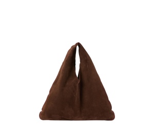 Buy The Row Small Bindle Bag In Suede Tobacco at Sasom – Authentic and Ready to Ship