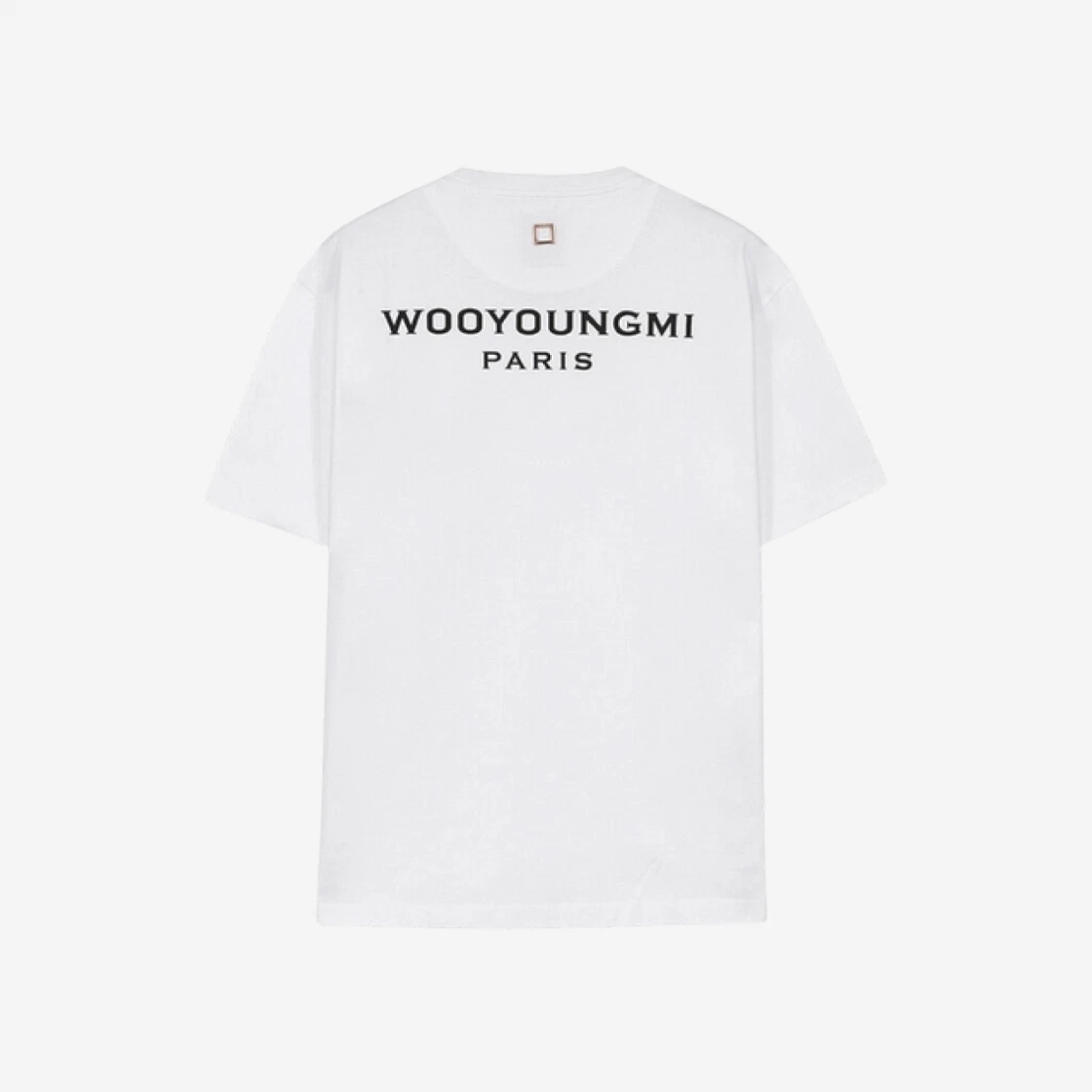 【関税込み】WOOYOUNGMI ブラック エンボスロゴ Tシャツ d8746592965f06e69ddcb8c4679876