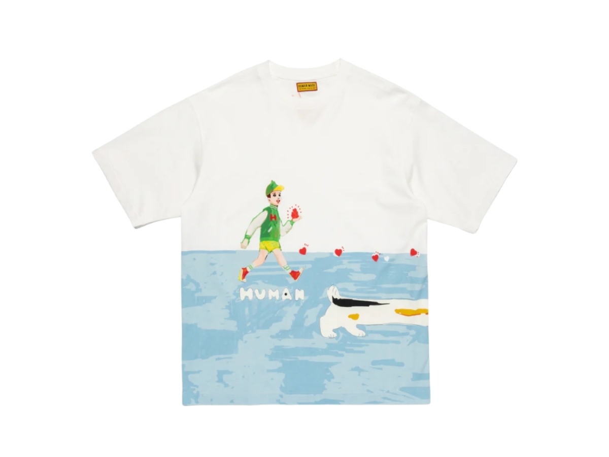 Buy Human Made Keiko Sootome T-Shirt Side A White | SASOM