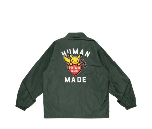Buy Human Made Pokemon Made Coach Jacket x Pokemon Green at Sasom – Authentic and Ready to Ship