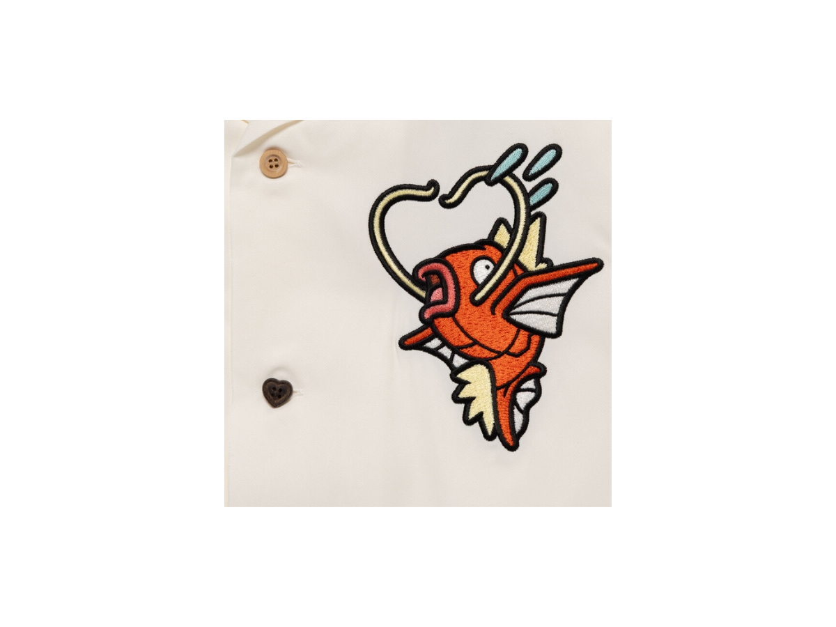 Human Made X Pokémon Made Aloha Shirt White | ของแท้