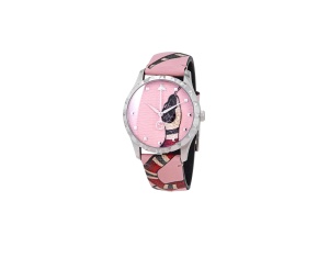Buy Gucci G Timeless Pink Dial Pink Leather Strap Pale Pink at Sasom – Authentic and Ready to Ship