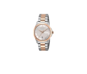 Buy Gucci G Timeless Silver Dial Two Tone Steel Strap Watch Rose Gold at Sasom – Authentic and Ready to Ship