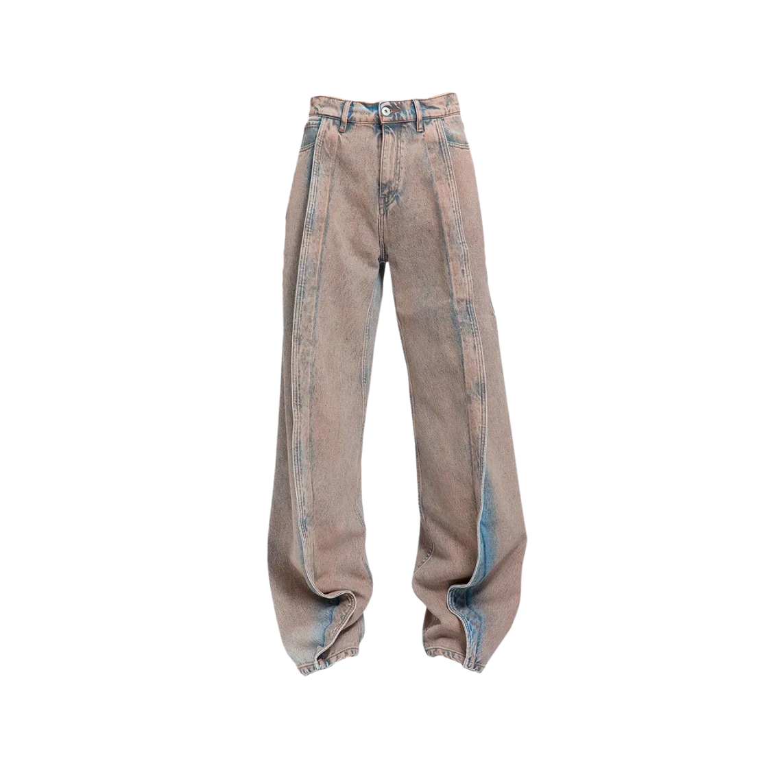 yproject banana jeans 30 peach ice blue-