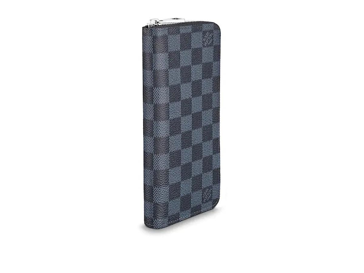 Louis Vuitton Navy Damier Cobalt Vertical Zippy Long Zippy Wallet